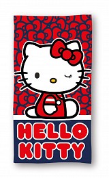 Hello Kitty Cutie Style bath towel, beach towel 70x140cm (Fast Dry)