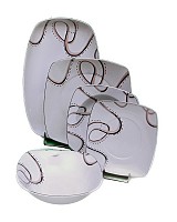 Σερβίτσιο Φαγητού Πορσελάνης 20 Τεμαχίων 20|3048W