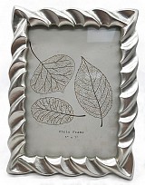 Κορνίζα Polyresin Ασημί 20473-57-S  13×18εκ.