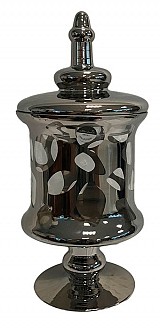 Φοντανιέρα διάφανη γυάλινη με πόδι CSC270GT-22