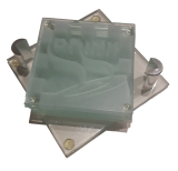 Σετ 6 Γυάλινα Τετράγωνα Σουβέρ