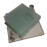 Σετ 6 Γυάλινα Τετράγωνα Σουβέρ