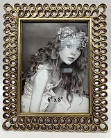 Κορνίζα Polyresin Χρυσή 20578-68-G 15×20εκ.