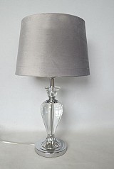 Φωτιστικό Επιτραπέζιο Μεταλλικό/Γυάλινο 54X30CM