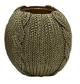 Κηροπήγιο Polyresin Light Green Χρυσό 8.5x8.5εκ