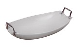 Πιατέλα οβάλ Λευκή Πορσελάνη 12477-4L