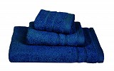Πετσέτα ΚΟΜΒΟΣ Πεννιέ 500γρ/μ2 Blue Grey Χειρός 40x60