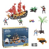 Πειρατικό καράβι & πειρατές 29x22x9cm ToyMarkt 913518