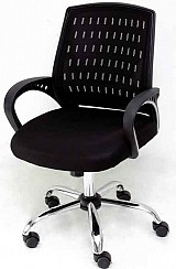 VELCO Pro Systems ΚΑΡΕΚΛΑ ΓΡΑΦΕΙΟΥ ΜΑΥΡΗ-ΔΙΑΣΤΑΣΕΙΣ: 59x55x91/111cm
