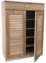 VELCO Pro Systems ΠΑΠΟΥΤΣΟΘΗΚΗ ΜΕ ΔΙΠΛΗ ΠΟΡΤΑ, ΣΥΡΤΑΡΙ -5 ΘΕΣΕΙΣ ΑΠΟΘΗΚΕΥΣΗΣ 68x32x98 cm ΣΦΕΝΔΑΜΟΣ