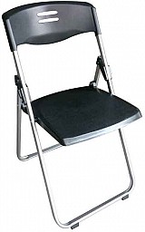 VELCO Pro Systems ΚΑΡΕΚΛΑ ΜΕΤΑΛΛΙΚΗ CATERING  ΠΤΥΣΣΟΜΕΝΗ ΜΑΥΡΗ -ΔΙΑΣΤΑΣΕΙΣ: W42xD48xH80cm-ABS