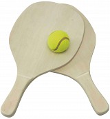 ΣΕΤ ΡΑΚΕΤΕΣ ΞΥΛΙΝΕΣ  ΜΕ ΜΠΑΛΑΚΙ