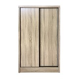 VELCO Pro Systems ΝΤΟΥΛΑΠΑ ΜΕ ΔΥΟ ΠΟΡΤΕΣ ΣΥΡΟΜΕΝΕΣ & ΜΕΤΑΛΛΙΚΑ ΠΟΜΟΛΑ 98x52x180cm ΣΦΕΝΔΑΜΟΣ