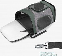 Navaris Σακίδιο Πλάτης για Μεταφορά Σκύλου / Γάτας έως 15kg Γκρι Μ33xΠ28xΥ43εκ. 51299.02