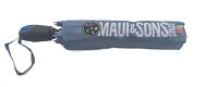 Maui & Sons Ομπρέλα Βροχής Σπαστή Αντιανεμική 6112  Grey