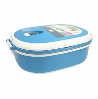 ΦΑΓΗΤΟΔΟΧΕΙΟ ΠΛΑΣΤΙΚΟ ΜΕ ΚΑΠΑΚΙ ΑΣΦΑΛΕΙΑΣ ΜΠΛΕ 1,05lt ANKOR