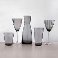 ΣΕΤ ΠΟΤΗΡΙΑ 6 ΤΕΜΑΧΙΩΝ ΓΥΑΛΙΝΑ PREMIUM 440ml SMOKE ΧΡΩΜΑ ANKOR