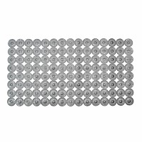 ΠΑΤΑΚΙ ΜΠΑΝΙΕΡΑΣ PVC ΑΝΤΙΟΛΙΣΘΗΤΙΚΟ ΔΙΑΦΑΝΟ ΓΚΡΙ 68x36εκ.ANKOR