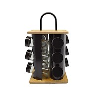 ΒΑΣΗ ΜΠΑΧΑΡΙΚΩΝ ΠΕΡΙΣΤΡΕΦΟΜΕΝΗ 12τεμ ΜΠΑΜΠΟΥ ΜΕ ΜΕΤΑΛΛΟ 16x16x29,5εκ.ANKOR