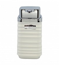 DISPENSER ΠΛΑΣΤΙΚΟ ΑΣΠΡΟ LUNA ΜΕ ΑΣΗΜΙ ΚΑΠΑΚΙ 7x7x14,5 εκ. ANKOR