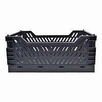 ΚΑΛΑΘΙ ΠΛΑΣΤΙΚΟ ΑΝΑΔΙΠΛΟΥΜΕΝΟ 12lt ΜΑΥΡΟ 34x24,8x14,7εκ. ANKOR
