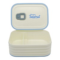 ΦΑΓΗΤΟΔΟΧΕΙΟ ΠΛΑΣΤΙΚΟ ΛΕΥΚΟ ΜΕ ΓΑΛΑΖΙΟ ΧΡΩΜΑ 0,95lt ANKOR