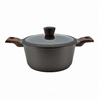 ΚΑΤΣΑΡΟΛΑ ΑΛΟΥΜΙΝΙΟΥ ΜΕ ΕΠΙΣΤΡΩΣΗ ΑΠΟ ΠΕΤΡΑ 24εκ. ΚΑΙ ΓΥΑΛΙΝΟ ΚΑΠΑΚΙ ΜΕ ΣΙΛΙΚΟΝΗ ANKOR