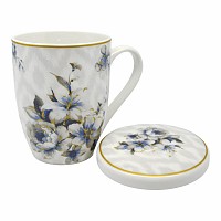 ΚΟΥΠΑ ΜΕ ΚΑΠΑΚΙ ΠΟΡΣΕΛΑΝΙΝΗ ΜΠΛΕ ΛΟΥΛΟΥΔΙΑ 340ml ANKOR