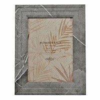 ΚΟΡΝΙΖΑ ΞΥΛΙΝΗ 10x15εκ. ΣΕ ΓΚΡΙ ΧΡΩΜΑ ΜΕ ΜΑΡΜΑΡΙΝΗ ΟΨΗ ANKOR