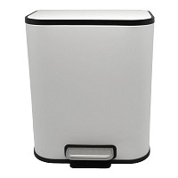 ΚΑΛΑΘΙ ΜΠΑΝΙΟΥ SOUL 5lt SOFT CLOSE ΜΕΤΑΛΛΙΚΟ ΑΣΠΡΟ ΜΑΤ ANKOR