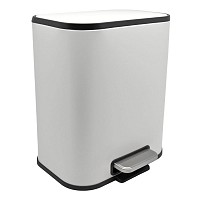 ΚΑΛΑΘΙ ΜΠΑΝΙΟΥ SOUL 5lt SOFT CLOSE ΜΕΤΑΛΛΙΚΟ ΑΣΠΡΟ ΜΑΤ ANKOR