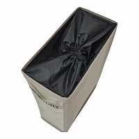 ΚΑΛΑΘΙ ΑΠΛΥΤΩΝ ΥΦΑΣΜΑΤΙΝΟ ΣΕ ΜΠΕΖ ΧΡΩΜΑ ΜΕ ΡΟΔΑΚΙΑ 40L ANKOR