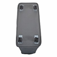 ΚΑΛΑΘΙ ΑΠΛΥΤΩΝ ΥΦΑΣΜΑΤΙΝΟ ΣΕ ΓΚΡΙ ΧΡΩΜΑ ΜΕ ΡΟΔΑΚΙΑ 40L ANKOR