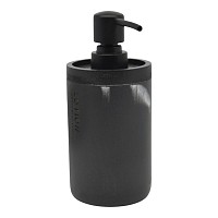 DISPENSER ΠΟΛΥΕΣΤΕΡΙΚΟ ΣΕ ΜΑΥΡΟ ΧΡΩΜΑ ΚΑΙ ΜΑΡΜΑΡΙΝΗ ΟΨΗ 7,5x7,5x17εκ.ANKOR