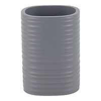 ΠΟΤΗΡΟΘΗΚΗ ΠΟΛΥΕΣΤΕΡΙΚΗ ΡΙΓΕ ΣΕ ΧΡΩΜΑ ΓΚΡΙ ΜΑΤ 7,6x6,7x10,6εκ.ANKOR