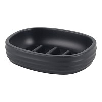 ΣΑΠΟΥΝΟΘΗΚΗ ΠΟΛΥΕΣΤΕΡΙΚΗ ΡΙΓΕ ΣΕ ΧΡΩΜΑ ΑΝΘΡΑΚΙ ΜΑΤ 11,8x9,3x3εκ. ANKOR