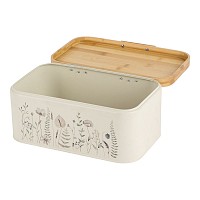 ΨΩΜΙΕΡΑ ΜΕΤΑΛΛΙΚΗ ΜΠΕΖ ΜΕ ΜΠΑΜΠΟΥ ΚΑΠΑΚΙ ΚΑΙ ΣΧΕΔΙΟ ΛΟΥΛΟΥΔΙΑ 30x19,8x13,4εκ. ANKOR 845286