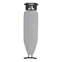 ΣΙΔΕΡΩΣΤΡΑ 38x124εκ ΜΑΥΡΗ ΜΑΤ 100% ΒΑΜΒΑΚΕΡΟ ΚΑΛΥΜΜΑ ΥΨΟΣ 78-95εκ. ANKOR