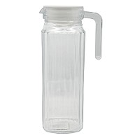 ΚΑΝΑΤΑ ΓΥΑΛΙΝΗ 1lt ΜΕ ΠΛΑΣΤΙΚΟ ΚΑΠΑΚΙ 7,6x8,5x24εκ. ANKOR