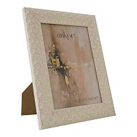 ANKOR Κορνίζα Πλαστική 15x20εκ. Μπεζ με Χρυσό Μοτίβο  και  Κομψή & Διαχρονική    13015-6