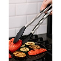 ΛΑΒΙΔΑ INOX  ΜΕ TPR ΜΑΥΡΗ ΤΣΙΜΠΙΔΑ 34,5εκ.ANKOR