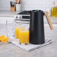 ΚΑΝΑΤΑ ΘΕΡΜΟΣ 1lt ΜΑΥΡΟ ΧΡΩΜΑ ΚΑΙ ΛΑΒΗ ΟΨΗ ΞΥΛΟΥ 12,5x24εκ. ANKOR  850839