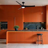 Ανεμιστήρας Οροφής PRCF-80675 Primo DC 52 132εκ. Με Τηλεχειριστήριο 1Φως LED 3Φτερά Μαύρος  PRCF-80675