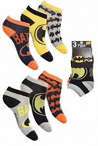Batman childrens invisible socks 23-34