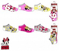 Disney Minnie  kids no-show socks 23-34