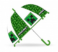 Minecraft kids transparent semi-automatic umbrella Ø70 cm