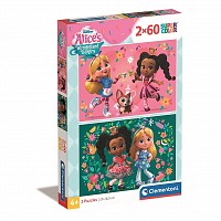 Alices Wonderland Bakery Flowers Disney 2x60 pcs puzzle Clementoni  CMC24814