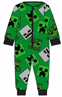 Minecraft childrens long pajamas, overalls 3/4 years