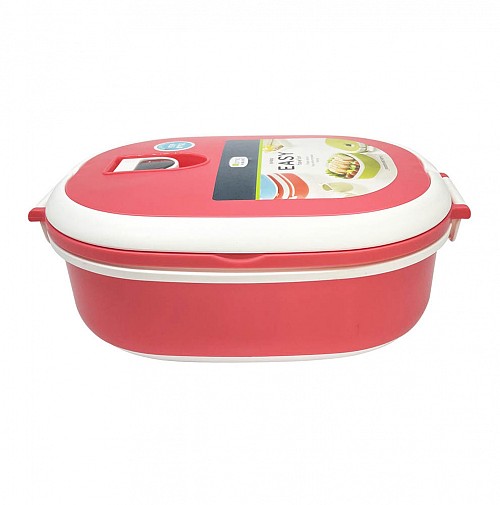 ΦΑΓΗΤΟΔΟΧΕΙΟ ΠΛΑΣΤΙΚΟ ΜΕ ΚΑΠΑΚΙ ΑΣΦΑΛΕΙΑΣ ΚΟΚΚΙΝΟ 1,05lt ANKOR