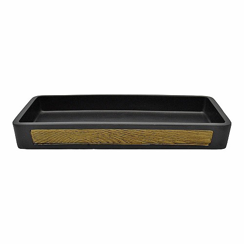 ΣΑΠΟΥΝΟΘΗΚΗ-ΔΙΣΚΑΚΙ ΠΟΛΥΕΣΤΕΡΙΚΟ ΜΑΥΡΟ ΜΑΤ ΜΕ ΞΥΛΙΝΗ ΔΙΑΚΟΣΜΗΣΗ 20,4x10,8x2,4εκ.ANKOR